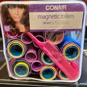 Conair Body & Long-Lasting Curls Magnetic Hair Rollers - 50 Count NWT